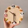 Cartoon Bread Wall Clock